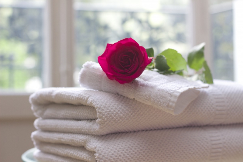 chambre-hote-STE ANASTASIE SUR ISSOLE-min_towel_rose_clean_care_salon_spa_white_bath-731641